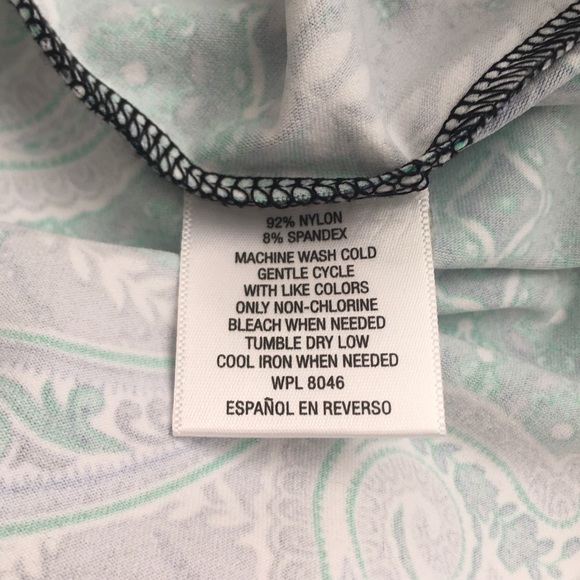 NWT Charter Club Paisley Pattern Dress. Size L. - Picture 4 of 5